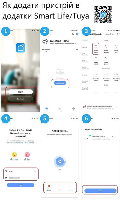 Розумна розетка 20А. Wi-Fi розетка 20 A. Лічильник спожитої електрики