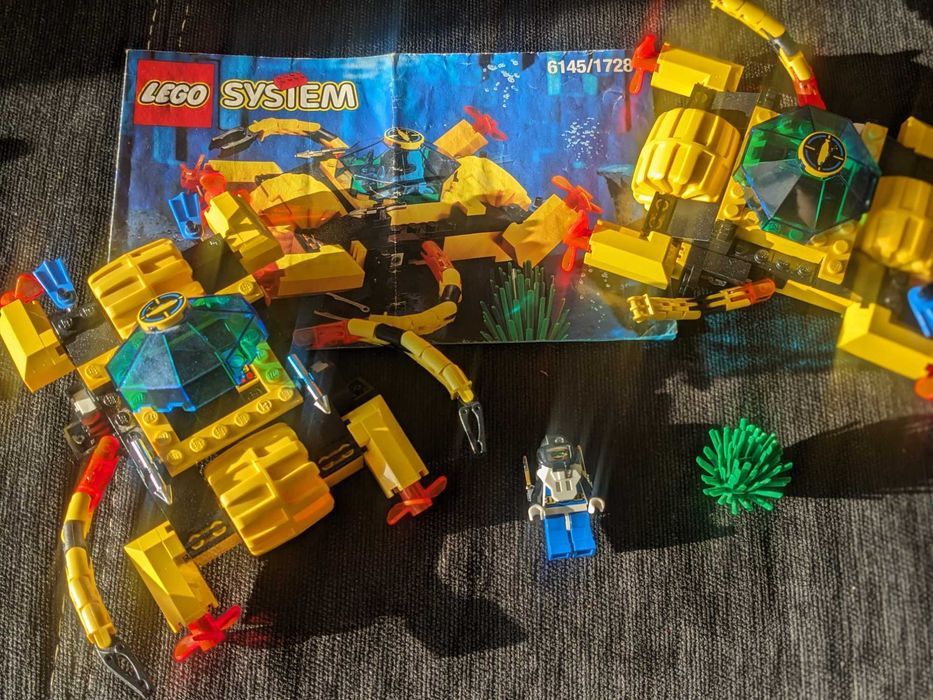 2 x LEGO 6145 Aquazone: Aquanauts - Crystal Crawler + instrukcja