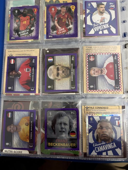 Cromos especiais Euro 2024 TOPS