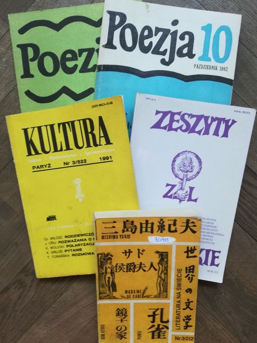 zestaw czasopism literackich z lat 80. I 90.