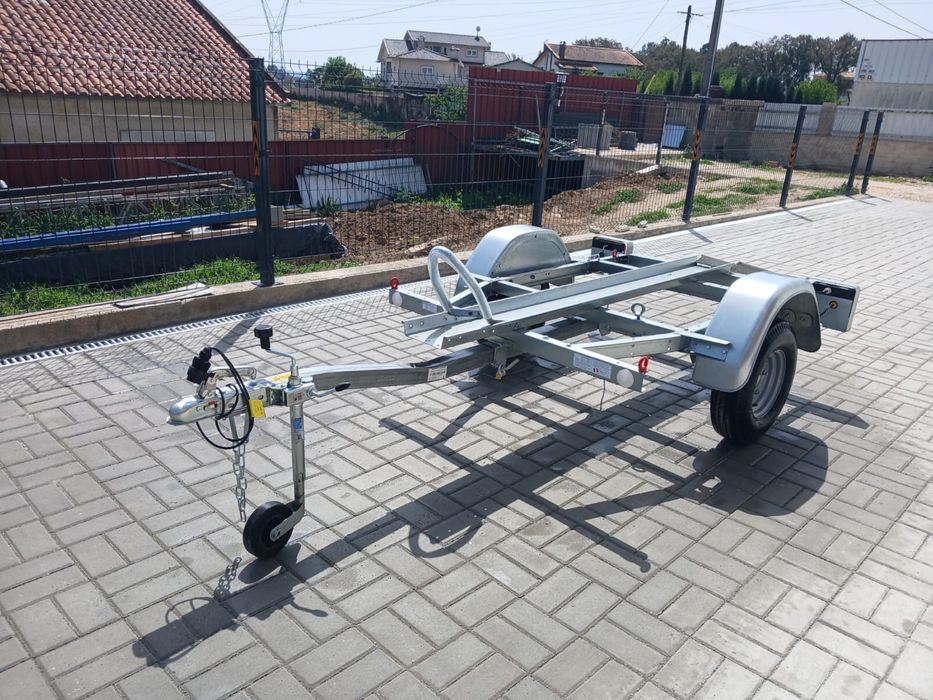 Atrelado para mota com rampa