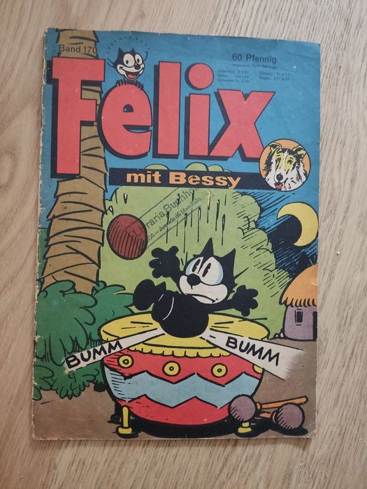 Banda desenhada "Felix mit Bessy""
