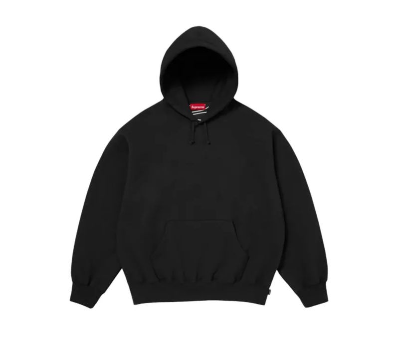 Supreme hoodie back logo