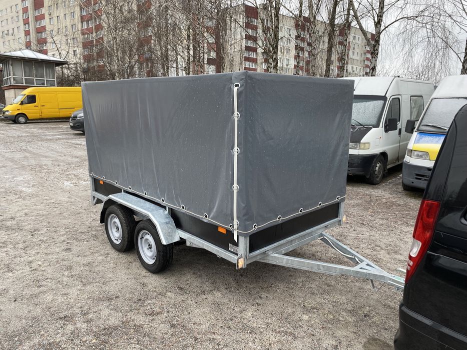 ПРОДАЖ Новий Оцинкований Двухвісний Причіп Алко 2.5-3.0м в Наявності!