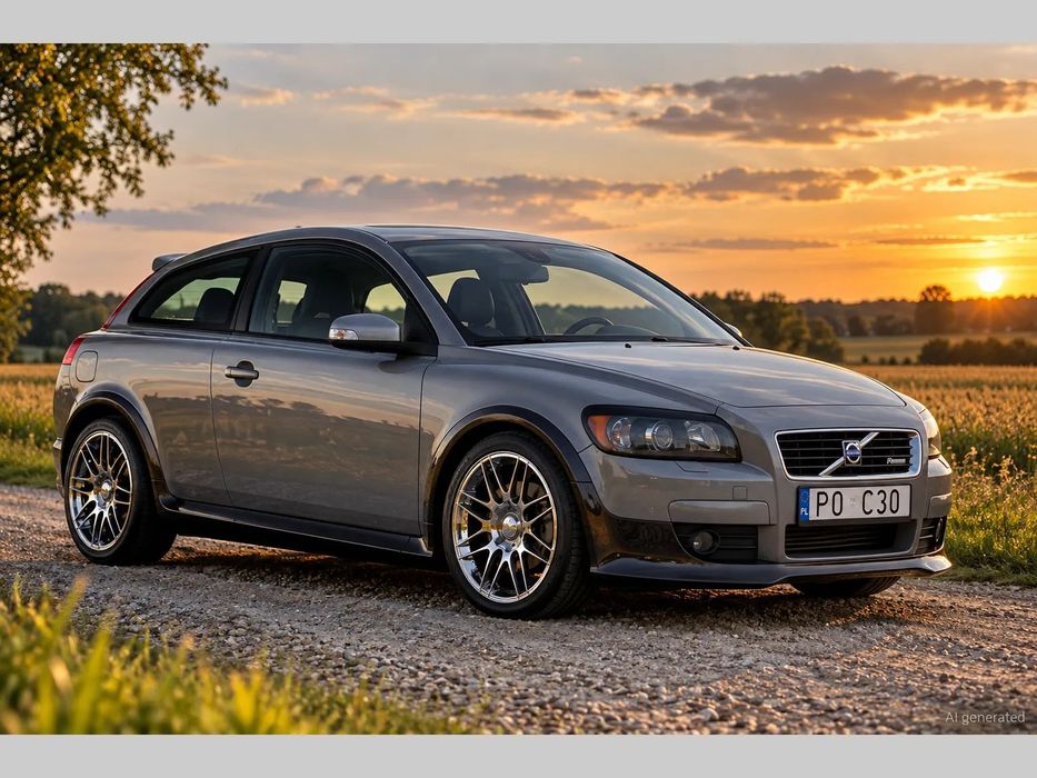Volvo C30 VOLVO C30 T5 - 220 KM | skóra | garażowany | fabrycznie dwukolorowy