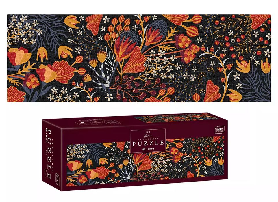 Puzzle panoramiczne 1000 elementów. Kwiaty 2