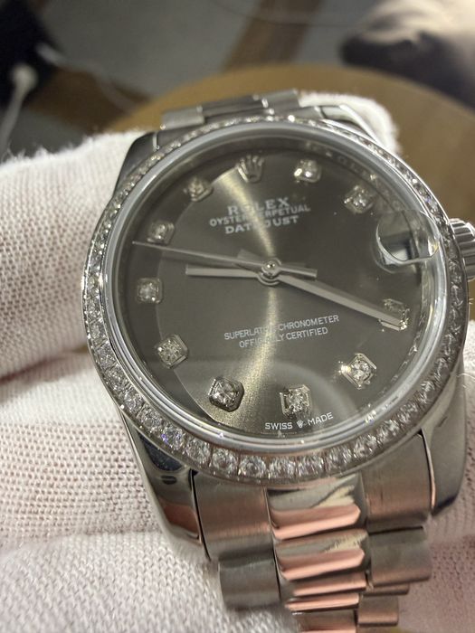 Часы женские Rolex Lady-Datejust 22mm бриллиантовыми метками