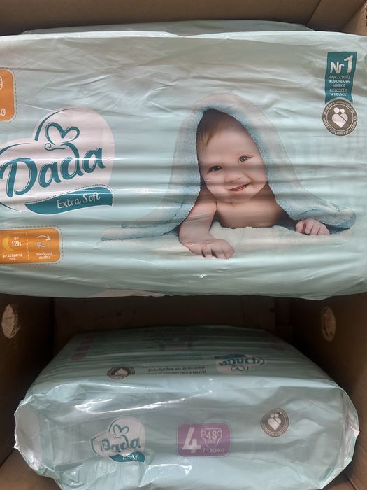 Pieluchy dla dziecka pampersy dada rozmiar 2 3 4 6