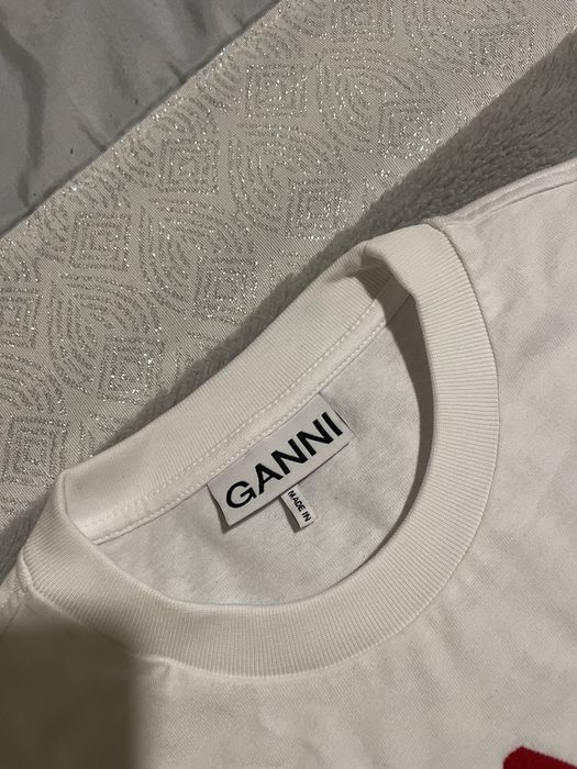 Camisola branca Ganni