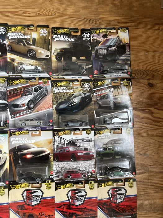 Моделі hot wheels premium car culture fast and furious