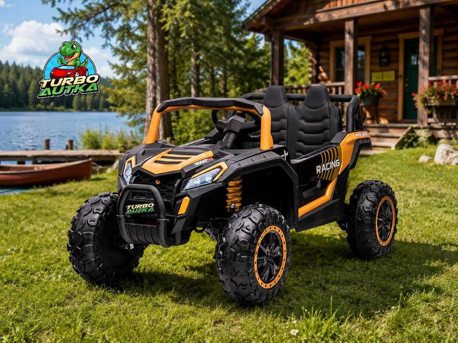 SUPER BUGGY 4x4 24V 800W | Samochód Auto na akumulator | Panel muzyczny MP3 | Miękkie koła | PILOT dla Rodzica | HIT 2027 !