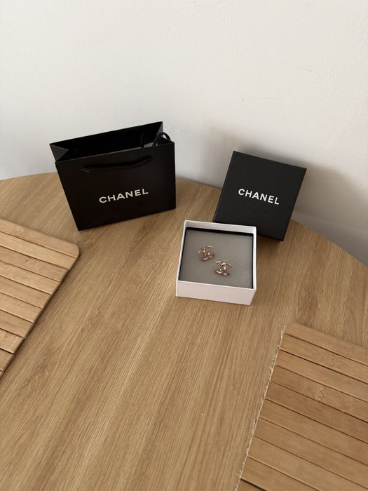 Kolczyki Chanel Biżuteria CC