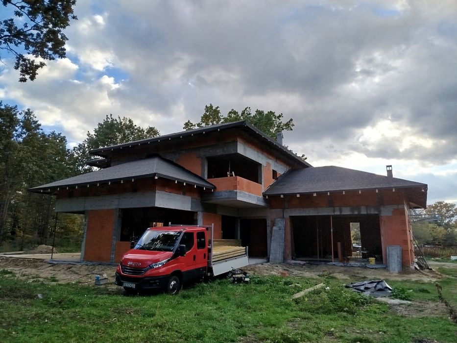 Budowa domów,  stany surowe , płyty fundamentowe