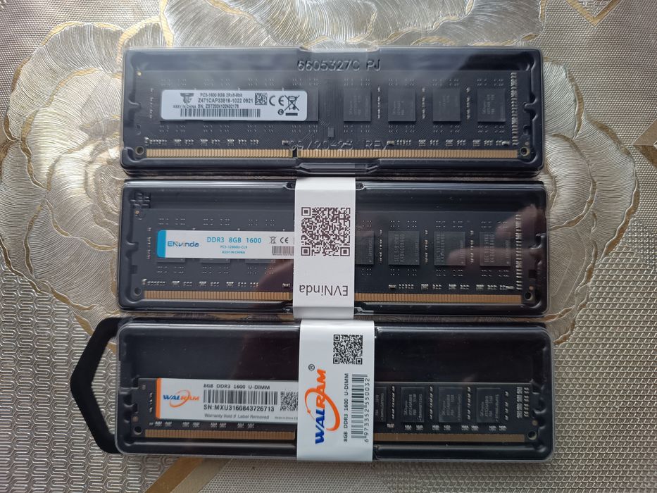 Оперативна память DIMM DDR3 PC3 PC3L DDR4 PC4 4 8 16ГБ