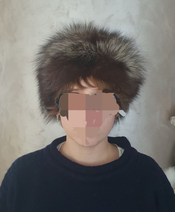 Czapka ze srebrnego lisa nienoszona