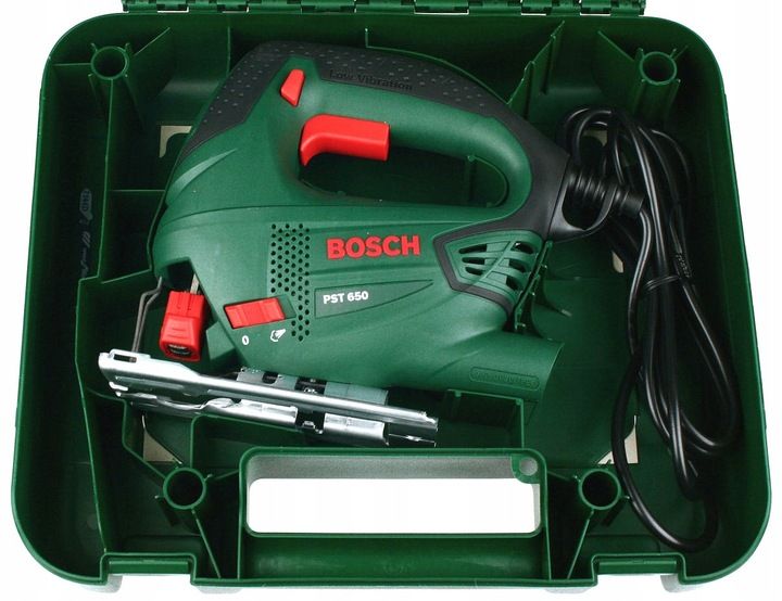 Wyrzynarka 500w Pst 650 Bosch Walizka + 10 Brzeszczotów