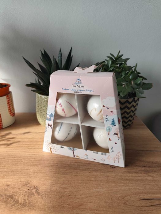 Nowy zestaw musujących kul do kąpieli na prezent