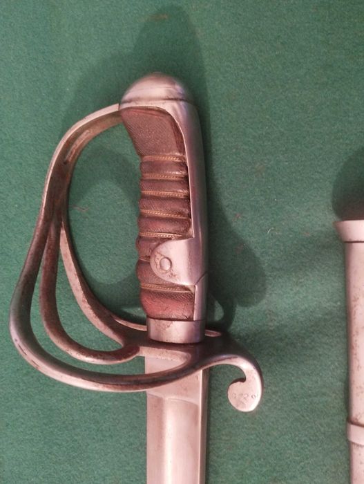Espada  de cavalaria pesado português, segunda metade do século XIX