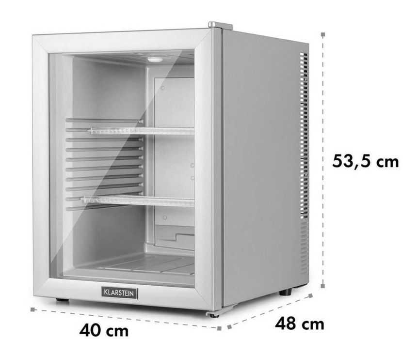 Lodówka szklane drzwi 42L Klarstein   S-268