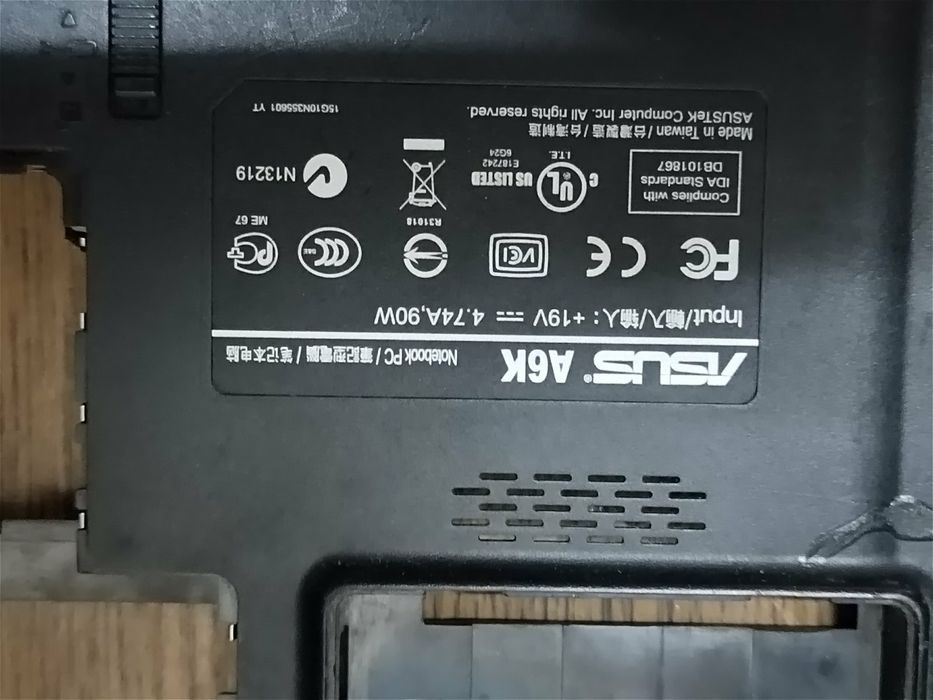 Запчасти для ноутбука Asus A6K