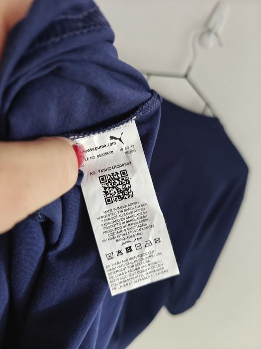 Puma t-shirt koszulka sportowa męska logowana L/XL