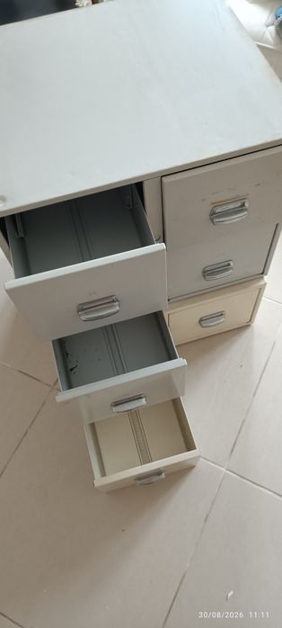 Gavetas metálicas para arquivos