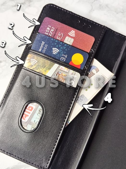 Чехол книжка Премиум на Samsung A25 A35 A55 кожаный чохол книжка шкіра