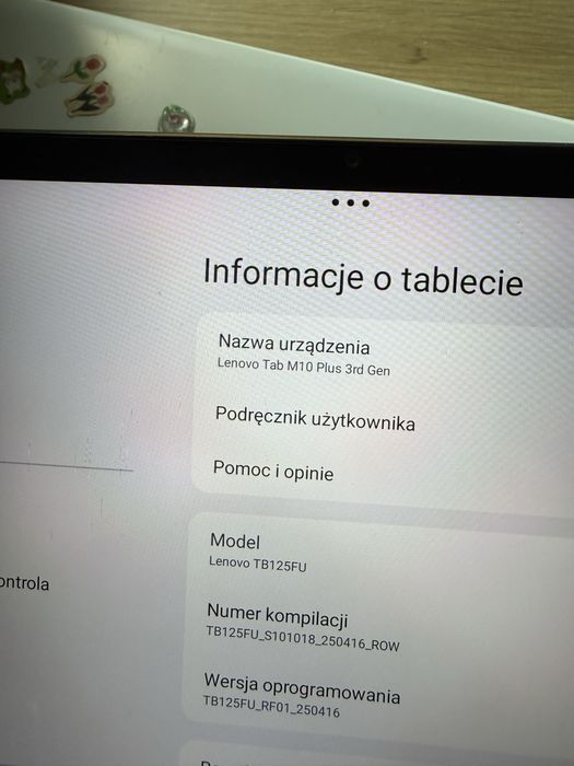 Tablet lenovo tab M10 Plus 3 gen