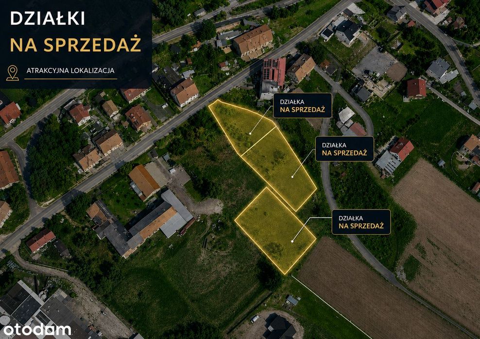 Sprzedam działki w Pieszycach