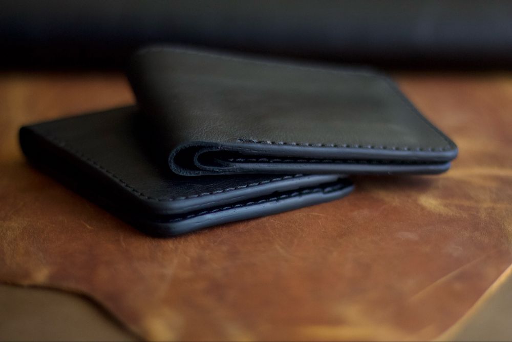 Гаманець чоловічий шкіряний ручної роботи кошелек мужской кожа