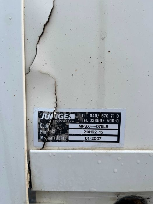 Kontener izoterma Junge