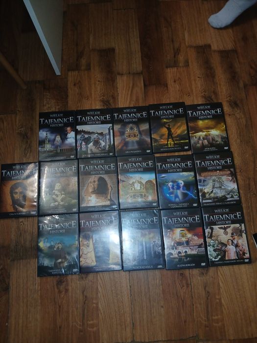 Zestaw Płyt DVD - "Wielkie Tajemnice Historii".