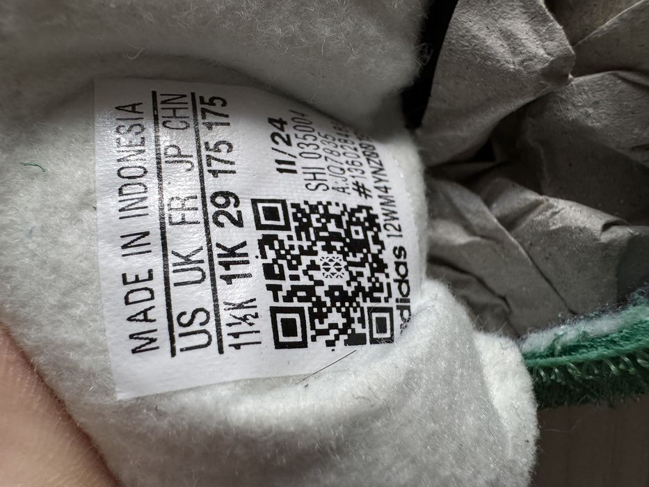 Дитячі кросівки кеди Adidas Gazelle CF EL C Green