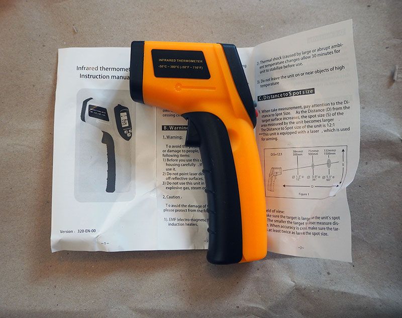 Пирометр бесконтактный термометр инфракрасный -50…380оС GM320