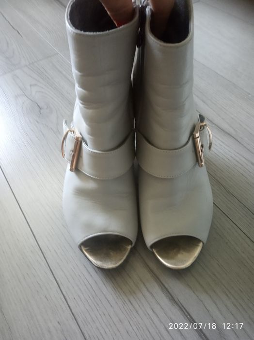 Buty skórzane damskie 38