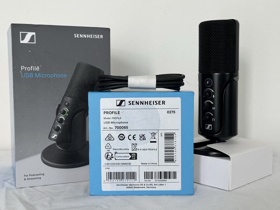 Sennheiser Profile USB Microphone – професійний USB-C конденсаторний мікрофон для стрімінгу, подкастів та запису