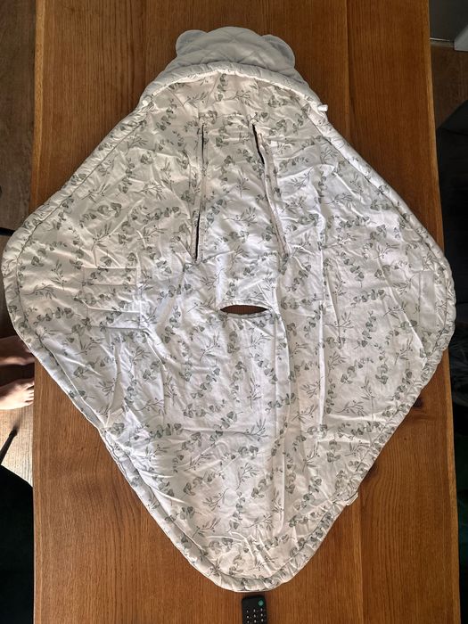 BabySteps Kocyk do fotelika Natura Eucalyptus Gray