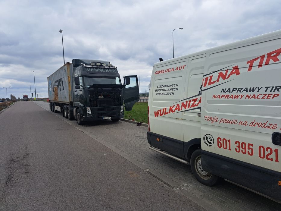 Mobilny serwis TIR 24, wulkanizacja, maszyny rolnicze i budowlane
