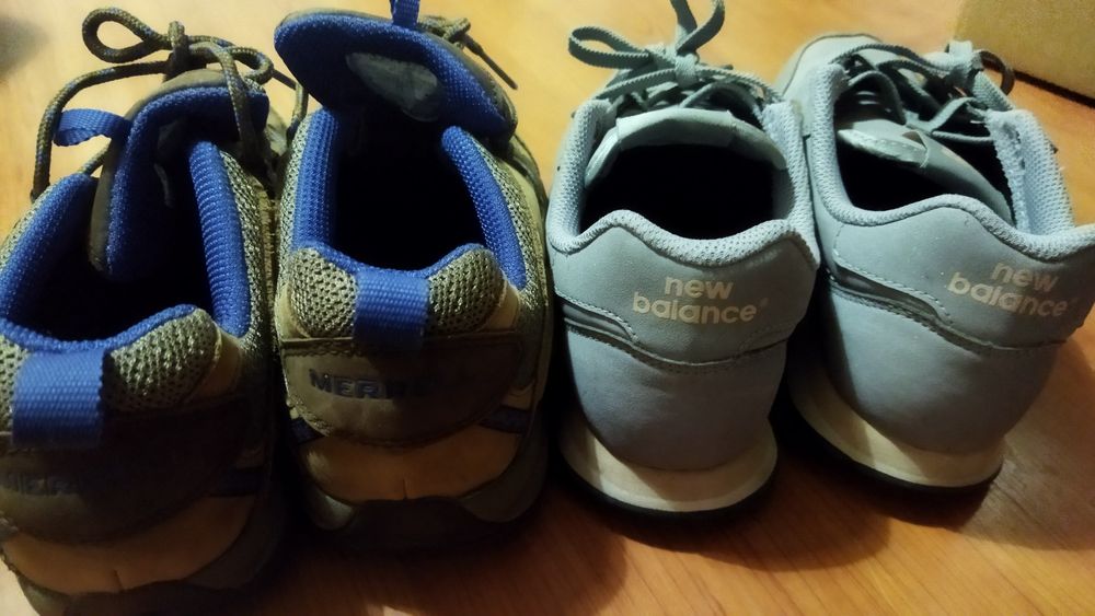 Sapatilhas Merrell e new balence