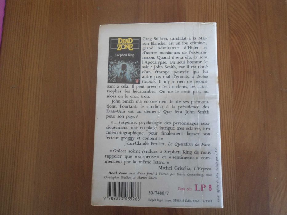 Dead Zone por Stephen King