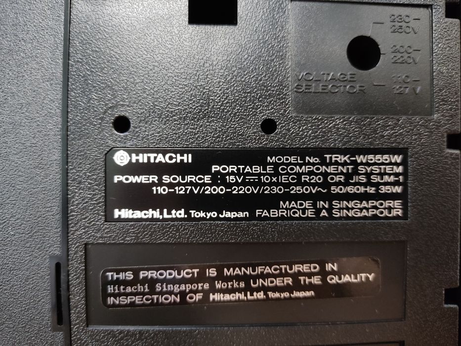 Hitachi TRK-W555W