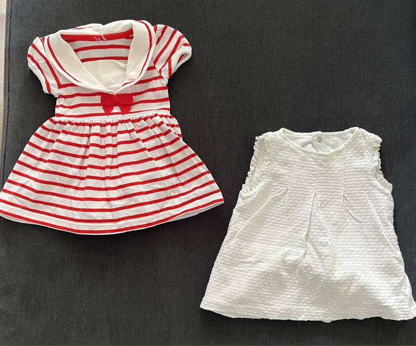 2 vestidos bebé menina