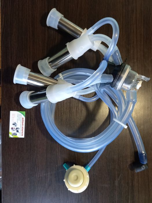 Подвесная часть доильного аппарата с силиконовой резиной,доїльний паук