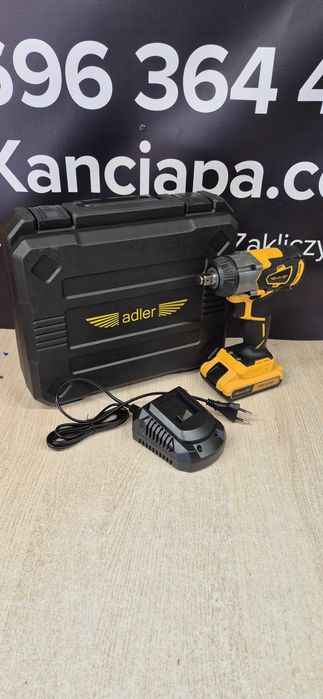 Klucz Udarowy Adler AKU-350K | Zestaw + FV23% 350NM NOWY Gwarancja