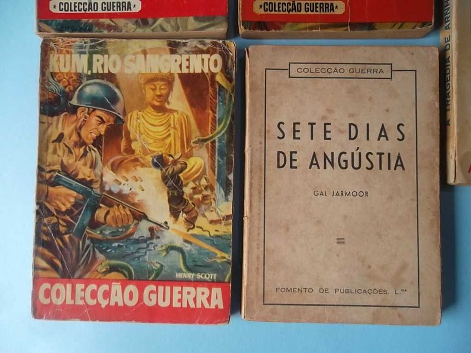 Colecção GUERRA - Completa 5 livros de bolso (anos 50)