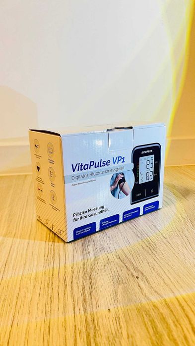 Новий оригінальний автоматичний тонометр SIFUPLEX VitaPulse VP1 на плечо автоматический измеритель давления манжета 22-42 см пульс память USB-C