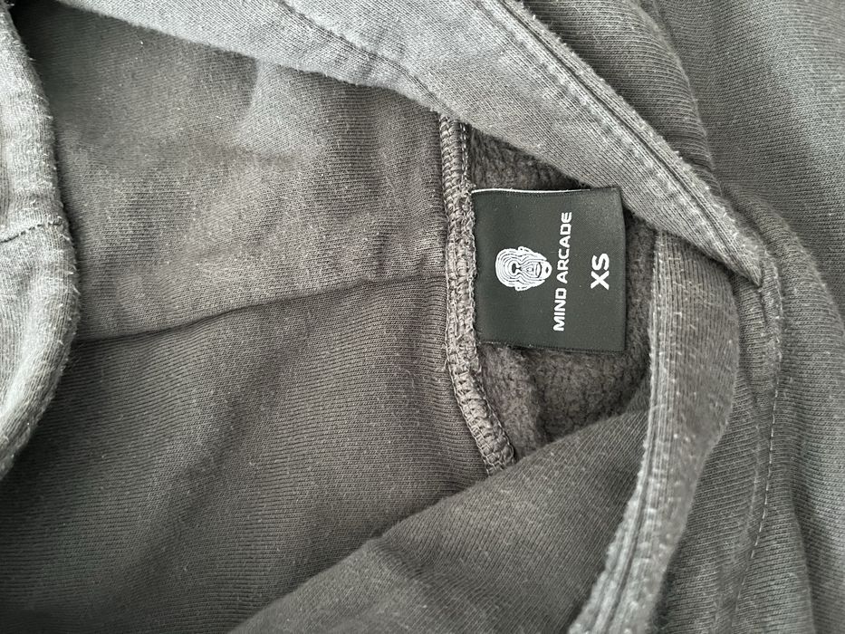 szara bluza z kapturem oversize xs