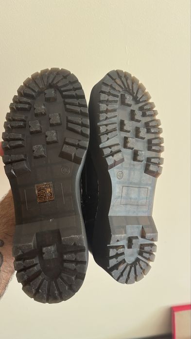 Botas Plataforma Pretas Estilo Combat/Chunky508699883204792324