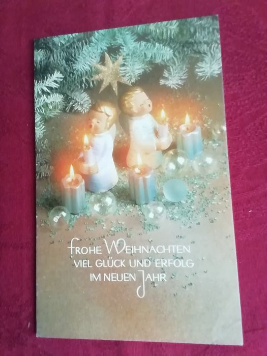 Postal de natal, alemão