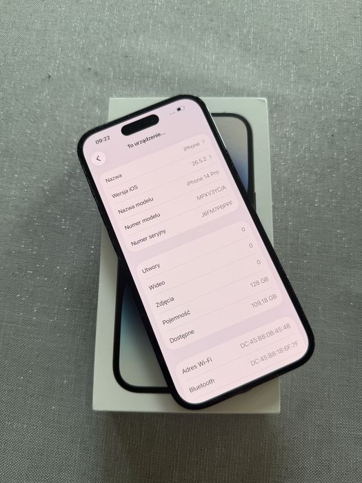 Iphone 14 pro 128 gb 83% kondycji